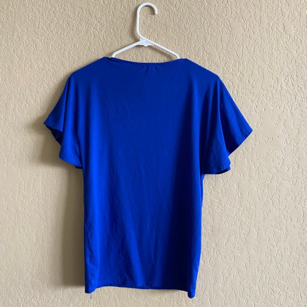 White House Black Market Tee with Weave Detail - Picture 4 of 4